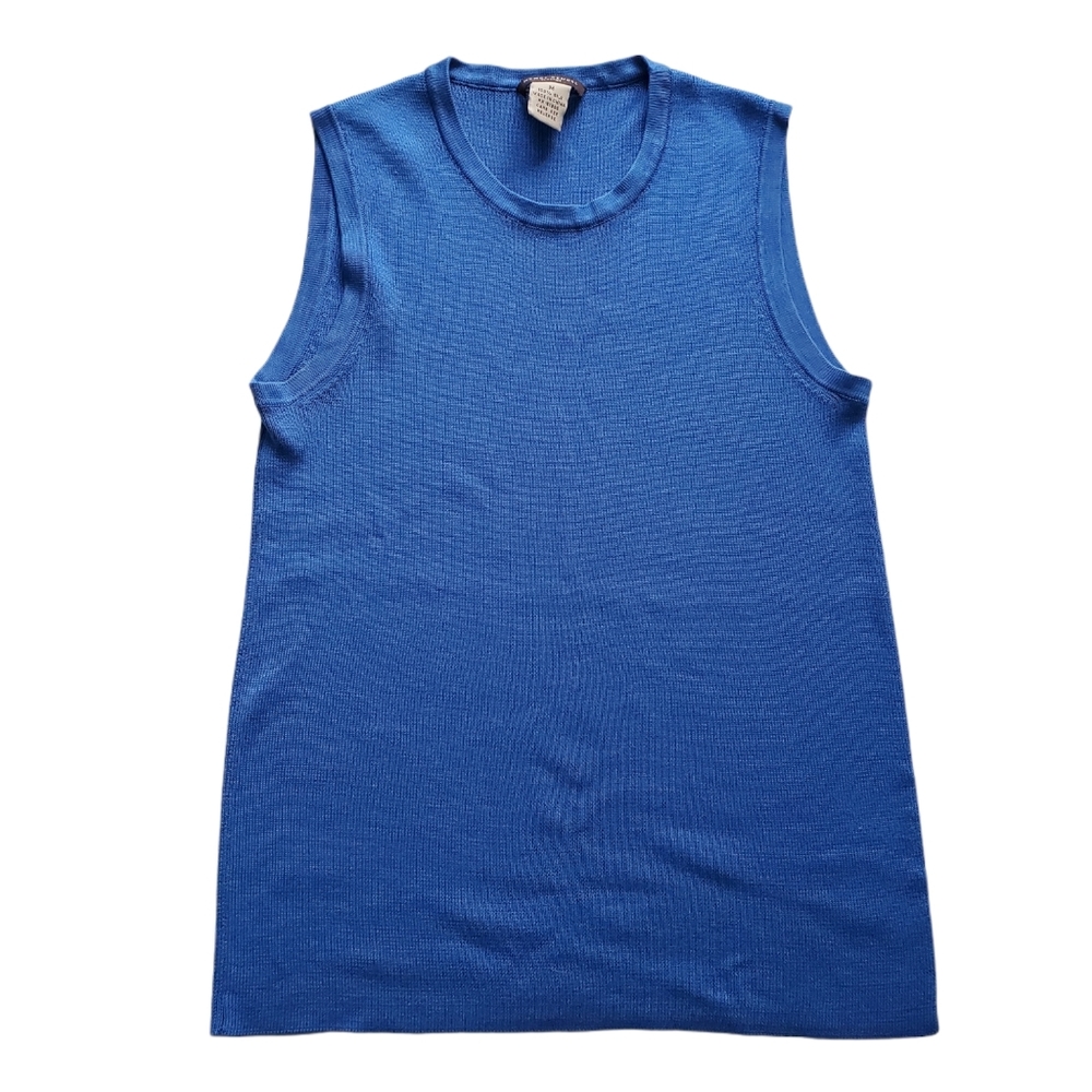 Henri Bendel Classics silk sleeveless sweater